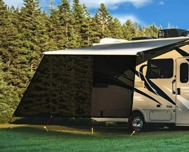 RV Awning Sun Shade