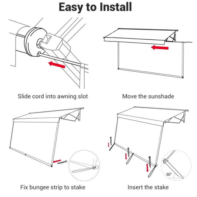 RV Awning Sun Shade - Image 4