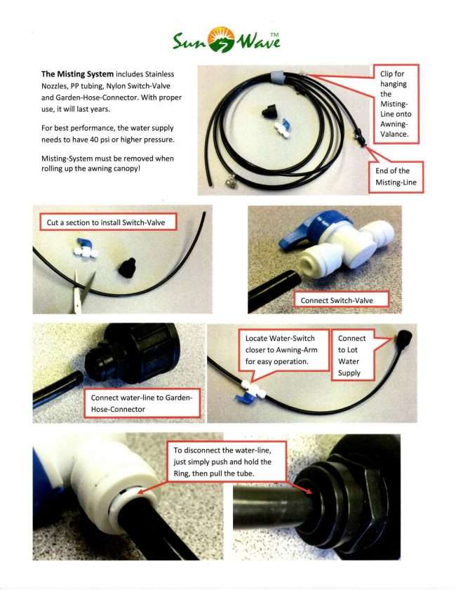 Awning Misting System