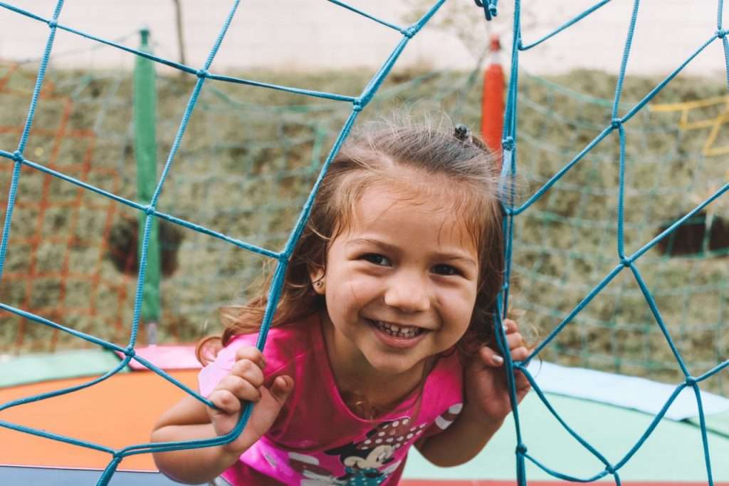 child on playground